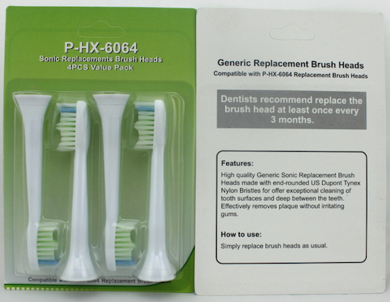 P-HX-6064 Diamondclean Electric Toothbrush Heads HX6064 Sonic Brush Head